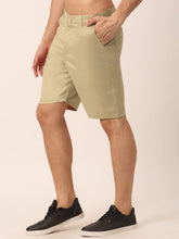 Indian Needle Men's Casual Cotton Solid- Shorts